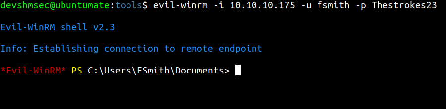 Evil-Winrm